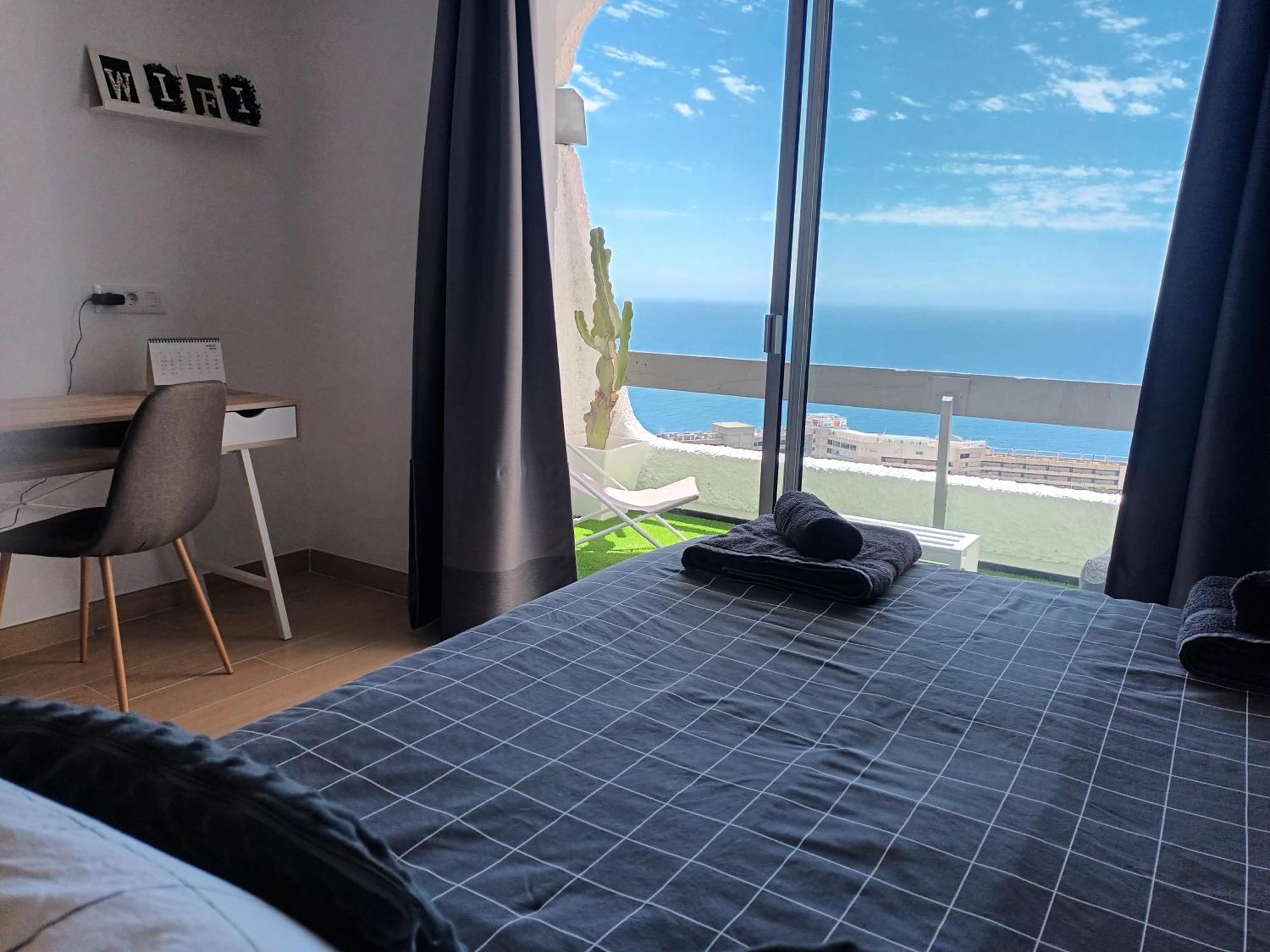 Modern Open-Plan Studio With Terrace And Sea View Tabaiba Exteriér fotografie